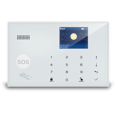 4G / 3G GSM Alarm Smart Home Security Kit พร้อมหน้าจอ LED เซนเซอร์ ประตู SMS / การโทรอัตโนมัติ